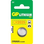 (108037) Батарейка GP lithium 3v CR2025 (1шт.)