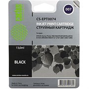 (3330355)  Картридж струйный CACTUS CS-EPT0074 черный для принтеров Epson Stylus Photo 785/  790/  870/  875/  890/  895/  900/  915/  1270/  1280; PM-3700, 16 мл.