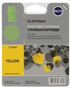 (3330233) Картридж струйный CACTUS CS-EPT0634 желтый для принтеров Epson Stylus C67 Series/  C87 Series/  CX3700/  CX4100/  CX 4700, 8.2 мл.