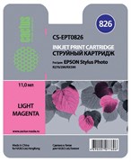 (3330243) Картридж струйный CACTUS CS-EPT0826 светло-пурпурный для принтеров Epson Stylus Photo R270/ 290/ RX590, 460 стр., 11 мл.