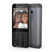 (1011671) Мобильный телефон  Nokia 230 DS Черный- Серый , 2.8" (240x320), 2 sim, FM, BT, 1.3МП, microSD, 1020mAh (A00026971)
