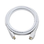 (1012004) Кабель HDMI Cablexpert CC-HDMI4-W-1M, 1м, v2.0, 19M/19M, белый, позол.разъемы, экран, пакет