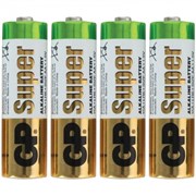 (1012115) Батарейка GP Super Alkaline 15ARS LR6 AA (4шт) спайка