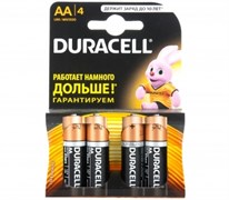 (1012112) Батарейка Duracell Basic LR6-4BL AA (4шт)