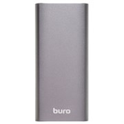 (1013567) Мобильный аккумулятор Buro RB-10000-QC3.0-I&O Li-Pol 10000mAh 3A+1.5A серебристый 2xUSB