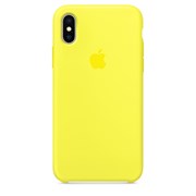 (1012417) Чехол NT силиконовый для iPhone X (yellow) 4