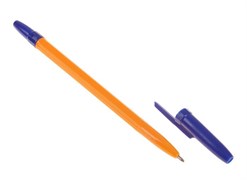 (1016896) Ручка шариковая WH-583, 0.5 мм, стержень синий, корпус оранжевый с синим колпачком 639330