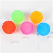 (1019505) Мяч световой " Шар" прозрачный 6,5 см, цвета МИКС   2565709