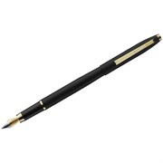 (1019230) Ручка перьевая Luxor "Sterling" 0,8мм, корпус черный/золото, синяя 8211   4422316