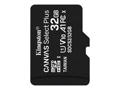(1019041) Флеш карта microSDHC 32Gb Class10 Kingston SDCS2/32GBSP CanvSelect Plus w/o adapter