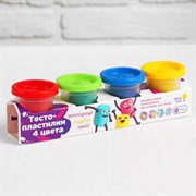 (1019965) Набор для детского творчества "Тесто-пластилин 4 цвета" TA1008V 3025525