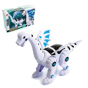 (1020980) Динозавр-робот "Робозавр", работает от батареек, световые и звуковые эффекты   4424324