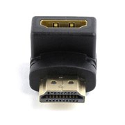(1020046) Переходник HDMI-HDMI Cablexpert 19F/19F, угловой, золотые разъемы, пакет