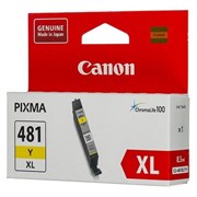 (1019926) Картридж струйный Canon CLI-481XL Y 2046C001 желтый (8.3мл) для Canon Pixma TS6140/TS8140TS/TS9140/T