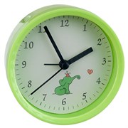 (1030613) Perfeo Quartz часы-будильник "PF-TC-011", круглые диам. 9,5 см, зелёные