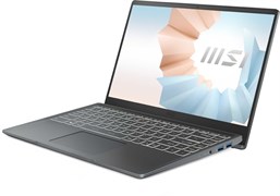 (1030683) Ноутбук MSI Modern 14 (FHD 14"/60Hz) i5 1155G7/8192/SSD 256/UMA/DOS/Silver (B11MOU-1052XRU)