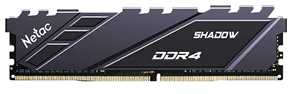 (1031847) Модуль памяти DDR4 Netac Shadow 8GB 3600MHz CL18 1.35V / NTSDD4P36SP-08E / Gray / with radiator