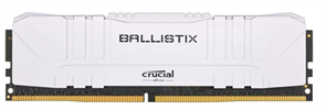 (1026261) Память DDR 4 DIMM 16Gb PC24000, 3000Mhz, Crucial Ballistix White (BL16G30C15U4W)