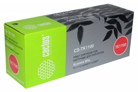(1009503) Тонер Картридж Cactus CS-TK1100 черный для Kyocera Mita FS-1110/1024MFP/1124MFP (2100стр.)