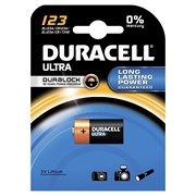 (105819) Батарейка Duracell CR123 ULTRA (1 шт. в упаковке)