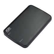 (1002606) Внешний корпус для HDD AgeStar 3UB2A14 USB 3.0-SATA пластик/алюминий черный