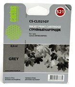 (1001569) Картридж Cactus CS-CLI521GY для Canon Pixma MP980/ MP990, серый, 1395 стр., 8.4 мл.