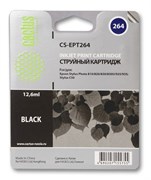 (3331216)  Картридж струйный CACTUS CS-EPT264 черный для принтеров Epson Stylus Photo 810