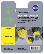 (3330241) Картридж струйный CACTUS CS-EPT0824 желтый для принтеров Epson Stylus Photo R270/ 290/ RX590, 460 стр., 11 мл.