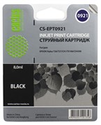 (3330270)  Картридж струйный CACTUS CS-EPT0921 черный для принтеров Epson Stylus C91/  CX4300/  T26/  T27/  TX106/  TX109/  TX117/  TX119, 7.4 мл