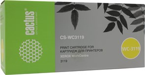 (3330223)  Картридж лазерный CACTUS CS-WC3119 черный для принтеров Xerox WorkCentre 3119, 3000 стр.
