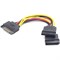(1011738) Удлинитель кабеля питания SATA Cablexpert CC-SATAMF-02, 15pin(M)/15pin(F), 50см - фото 13514