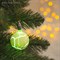 Игрушка световая "Елочный шар узоры краской" 5 см, 1 LED, RGB, ЖЕЛТЫЙ 2361550 - фото 14458