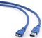 (1012213) Кабель USB 3.0 Pro Cablexpert CCP-mUSB3-AMBM-1, AM/microBM 9P, 30см, экран, синий, пакет - фото 20292