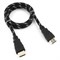 (1012197) Кабель HDMI Konoos KC-HDMInbk, 1м, v1.4, 19M/19M, нейлоновая оплетка, черный, позол.разъемы, коробка - фото 20304