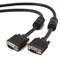 (1012220) Кабель VGA Premium Cablexpert CC-PPVGA-10M-B, 15M/15M, 10м, черный, тройной экран, феррит.кольца, пакет - фото 20351