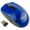 (1012669) Мышь беспроводная Gembird MUSW-400-B, 2.4ГГц, синий, бесшумный клик, 3 кнопки+колесо-кнопка, 1600 DPI, батарейки в комплекте, блистер - фото 20612