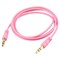 (1013231) Аудио кабель AUX (Jack3.5mm - Jack3.5mm) розовый 1m, техупаковка - фото 21013