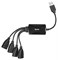 (1016201) Разветвитель USB 2.0 Buro BU-HUB4-0.3-U2.0-Splitter 4порт. черный - фото 32081