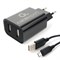 (1028604) Адаптер питания Cablexpert MP3A-PC-35 USB 2 порта, 2.4A, черный + кабель 1м micro - фото 47389
