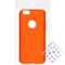 (1010085) Накладка силиконовая для iPhone 6/6S (orange) техупаковка - фото 6174