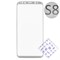 (1010071) Стекло защитное 3D Krutoff Group для Samsung Galaxy S8 silver - фото 6198