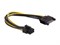 (1010200) Cablexpert Разветвитель питания SATA->PCI-Express 6pin, для подключения в/к PCI-Е (6pin) к б/п ATX (CC-PSU-SATA) - фото 6265